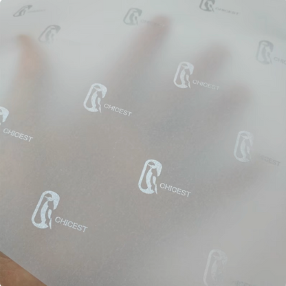 Personalized Logo Tissue Paper, Custom Design, Gift Wrapping Paper, Small Business Packaging, 100 Count, Semi-Transparent