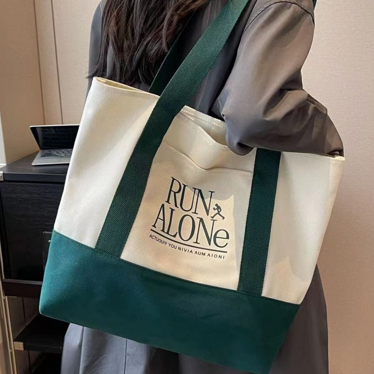 Cotton Canvas Tote Shopping Bag, Multi-function Tote Bag --- as low as $2.30