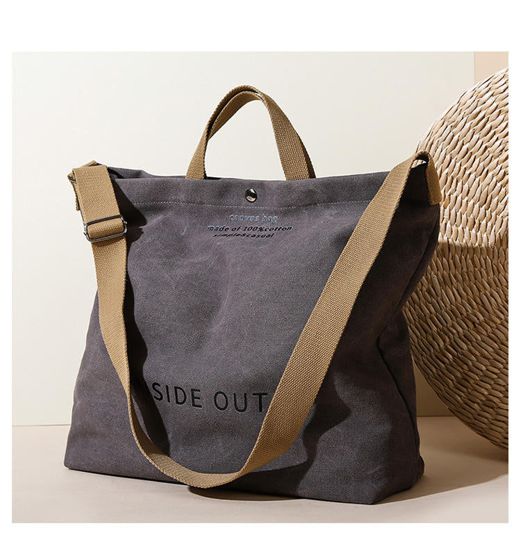 Cotton Canvas Tote Shopping Bag, Multi-function Tote Bag --- as low as $2.30 (Copy)